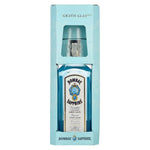 Bombay SAPPHIRE London Dry Gin 40% Vol. 0,7l in geschenkverpakking met glas