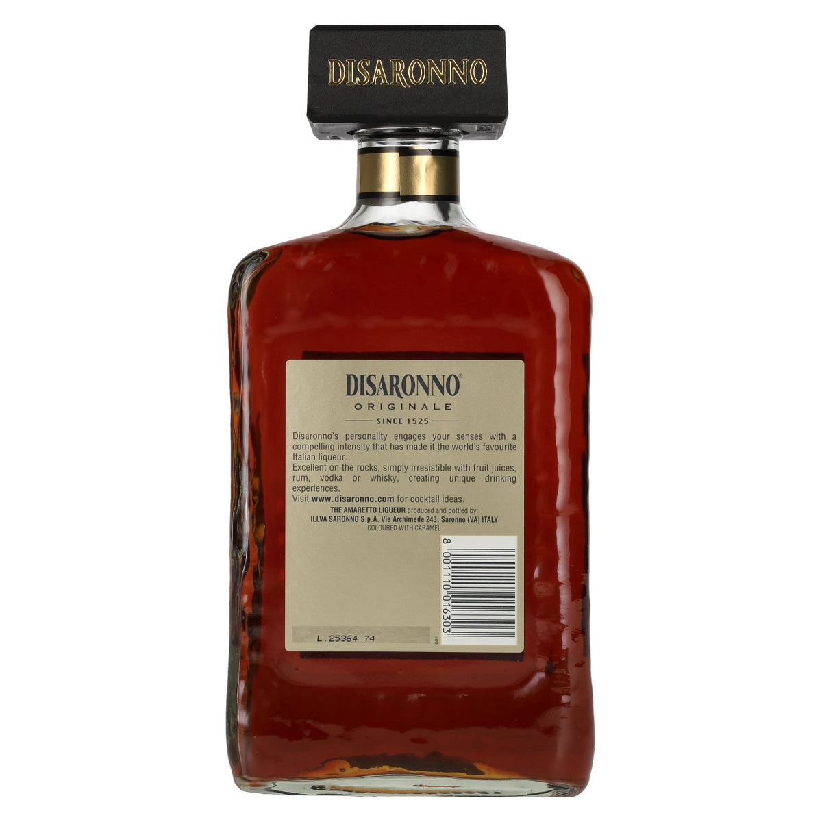 Disaronno Édition anniversaire des 500 ans STILE 28 % vol. 0,7 l