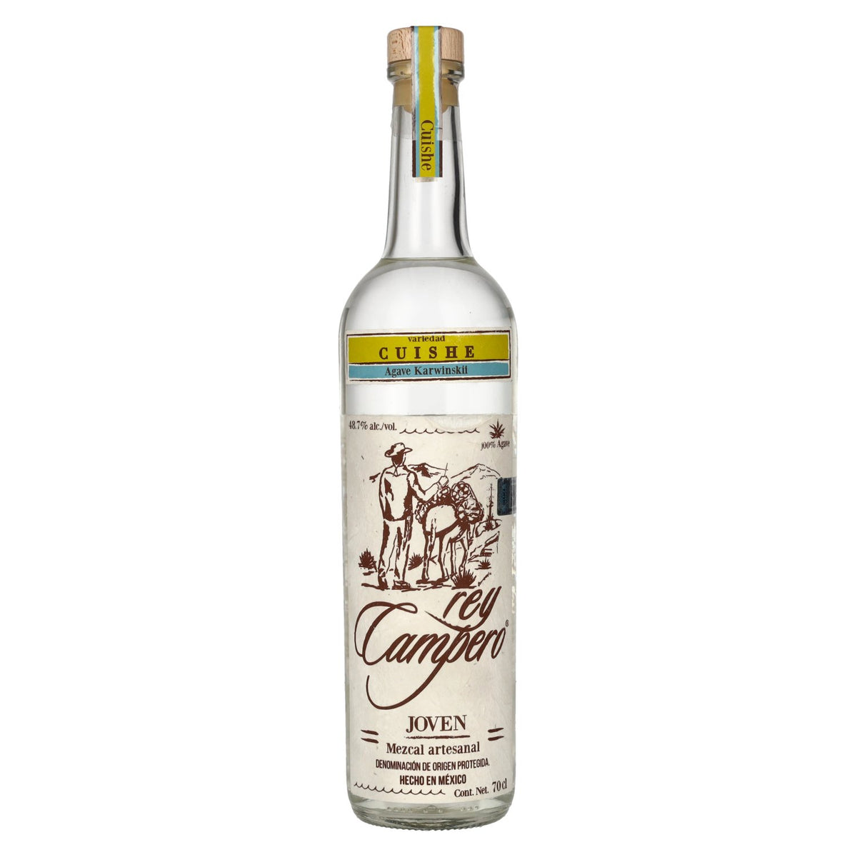 Rey Campero Mezcal CUISHE 48,7% vol. 0,7 l