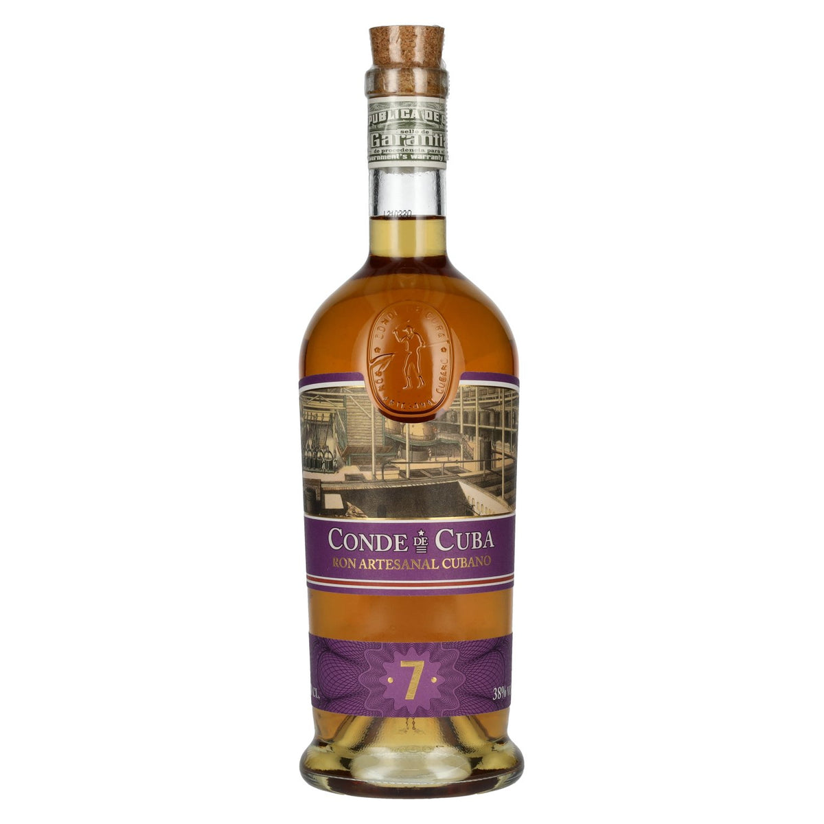 Conde de Cuba 7 Roner Artesanal Cubano 38% Vol. 0,7l