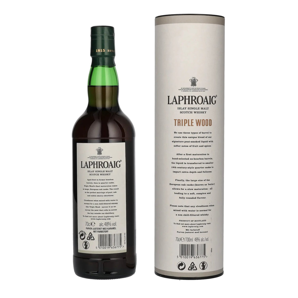 Laphroaig Triple Wood 48 % vol., 0,7 l, dans un coffret cadeau
