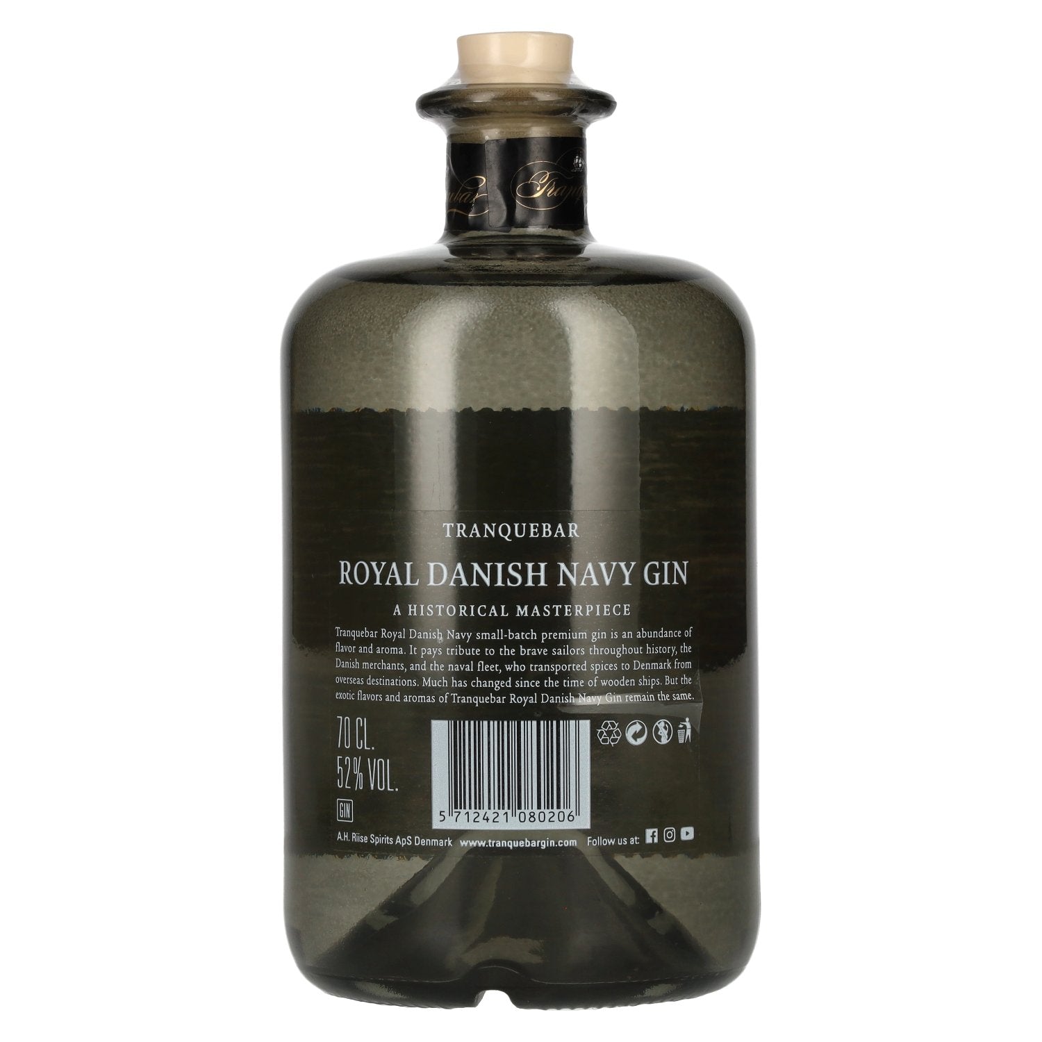 Tranquebar Royal Danish Navy Gin 52% Vol. 0,7l