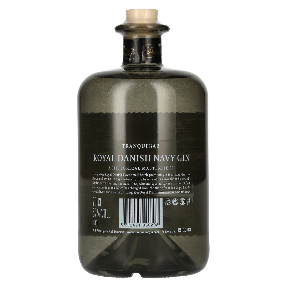 Tranquebar Royal Danish Navy Gin 52% vol. 0,7 l