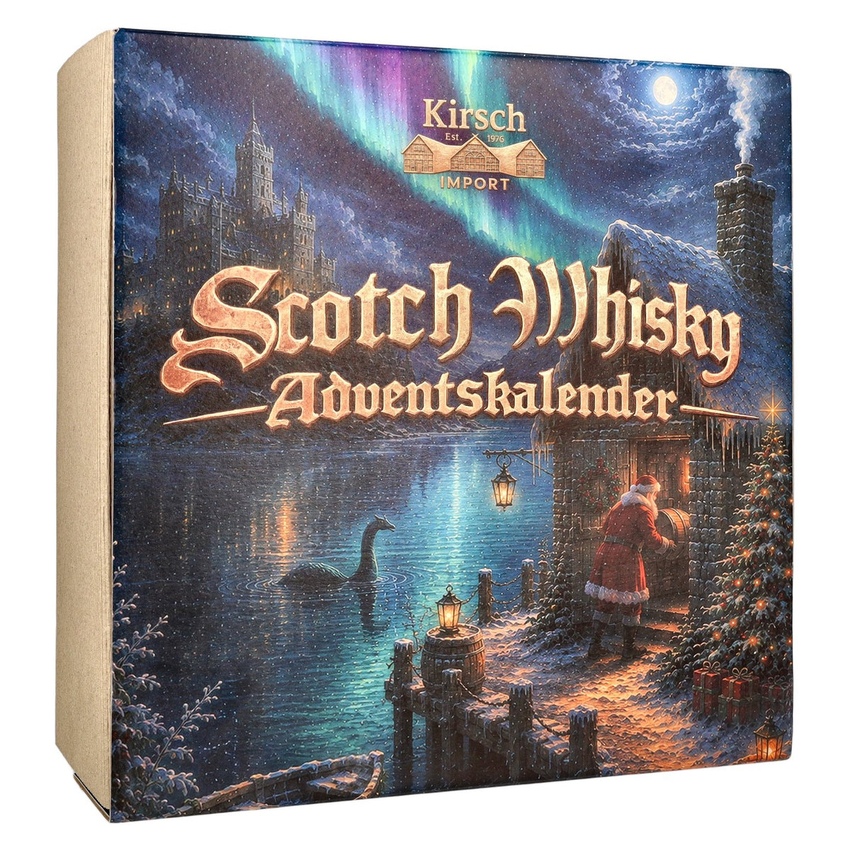 Calendrier de l'Avent de whisky écossais 2026, 49,1 % vol., 24 x 0,02 l