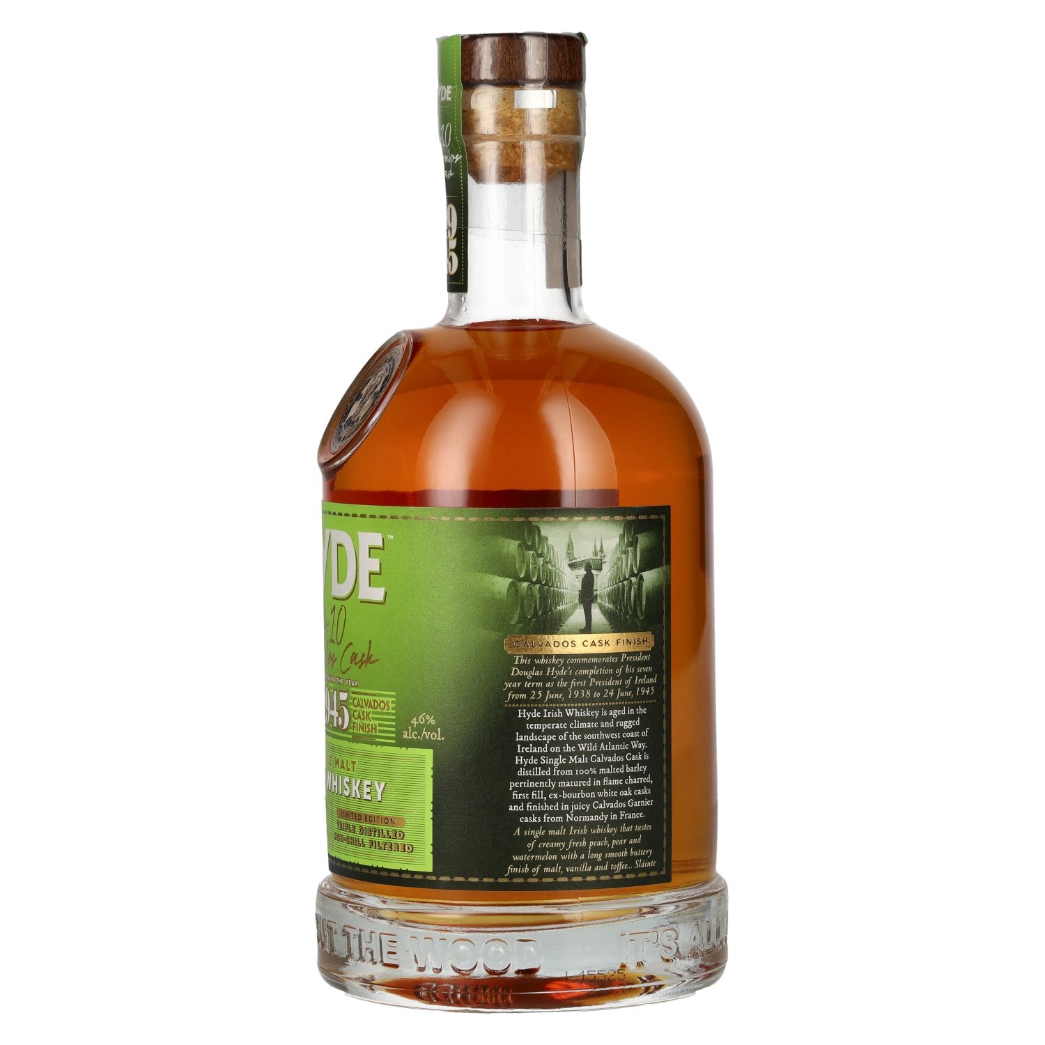 Hyde Nr.10 CALVADOS CASK 1945 Single Malt Irish Whiskey 46% Vol. 0,7l