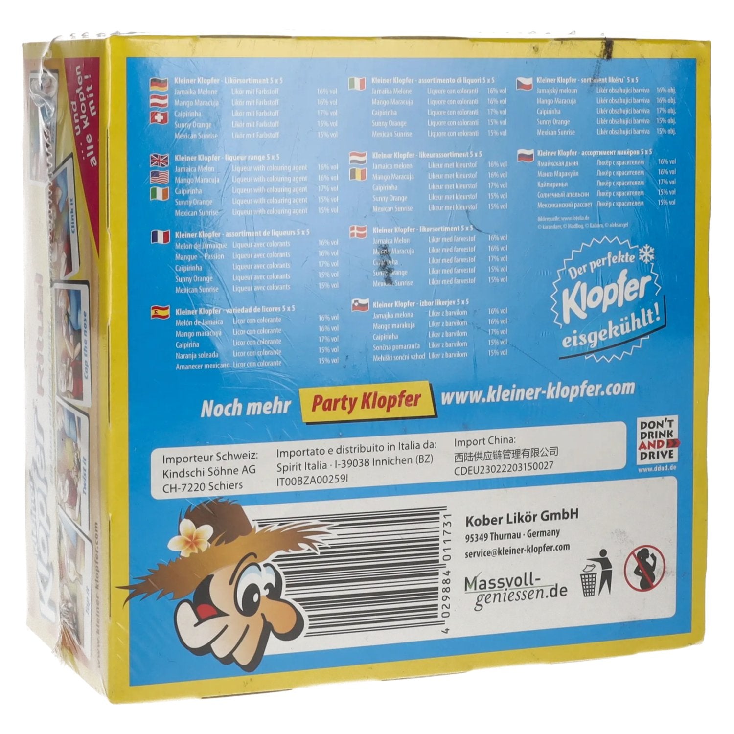 Kleiner Klopfer Sunshine Mix 15,8% vol. 25x0,02l