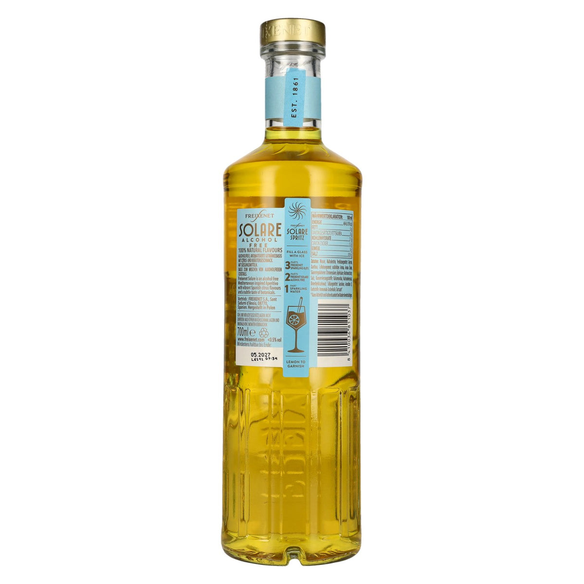 Freixenet Solare Aperitivo Mediterraneo sans alcool 0,7 l