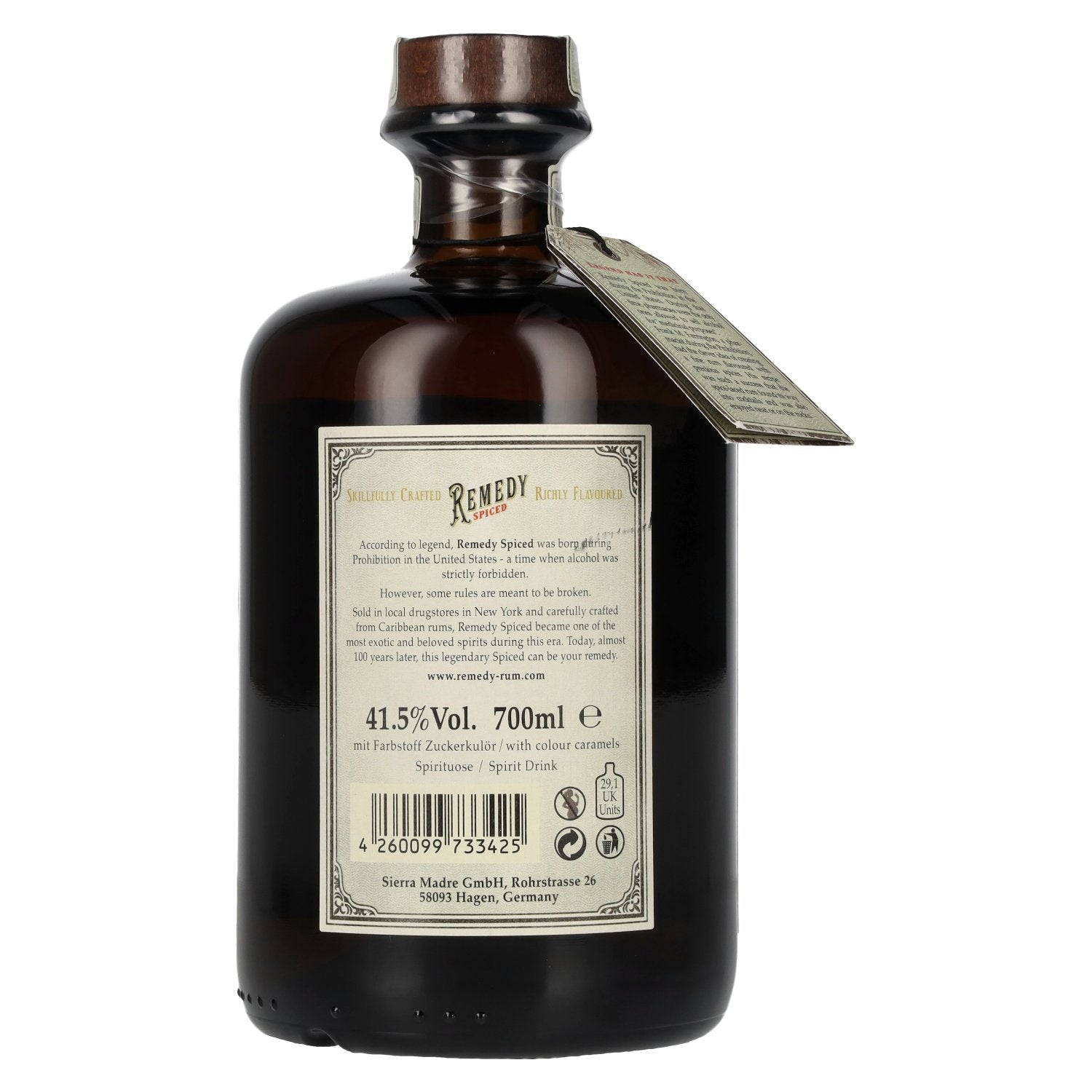 Remedy Gekruide Gedistilleerde drank 41,5% Vol. 0,7l
