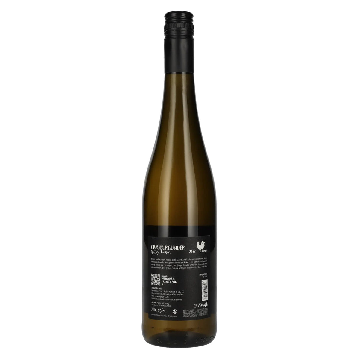 Franz Hahn Grauburgunder 2023 13% Vol. 0,75l