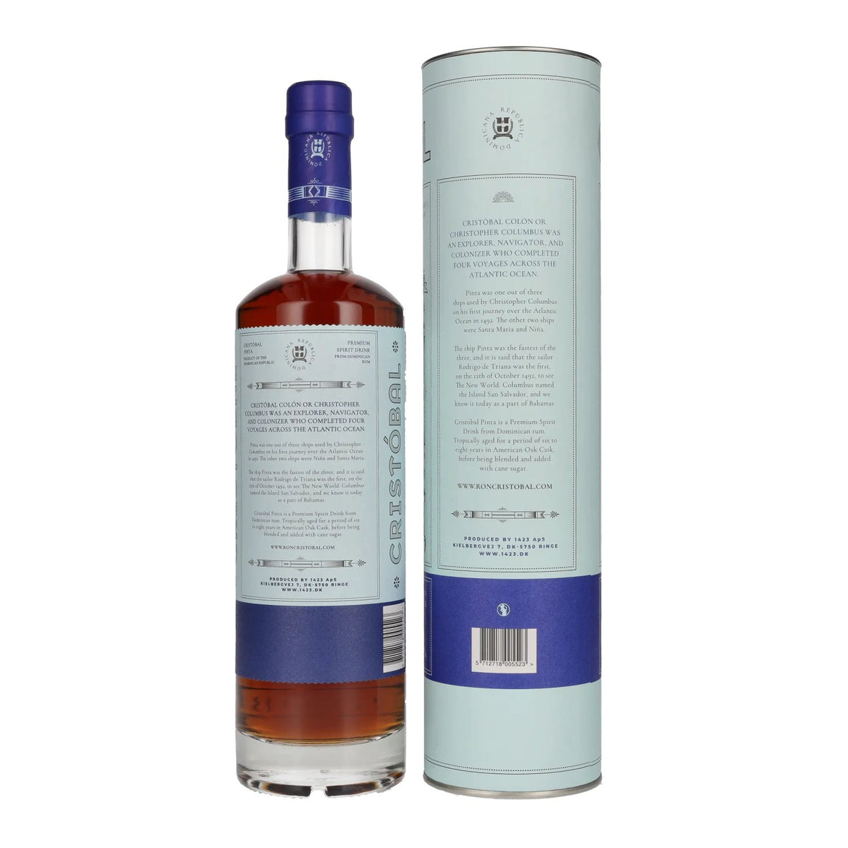 Ron Cristóbal PINTA 40% vol. 0,7 l in geschenkverpakking