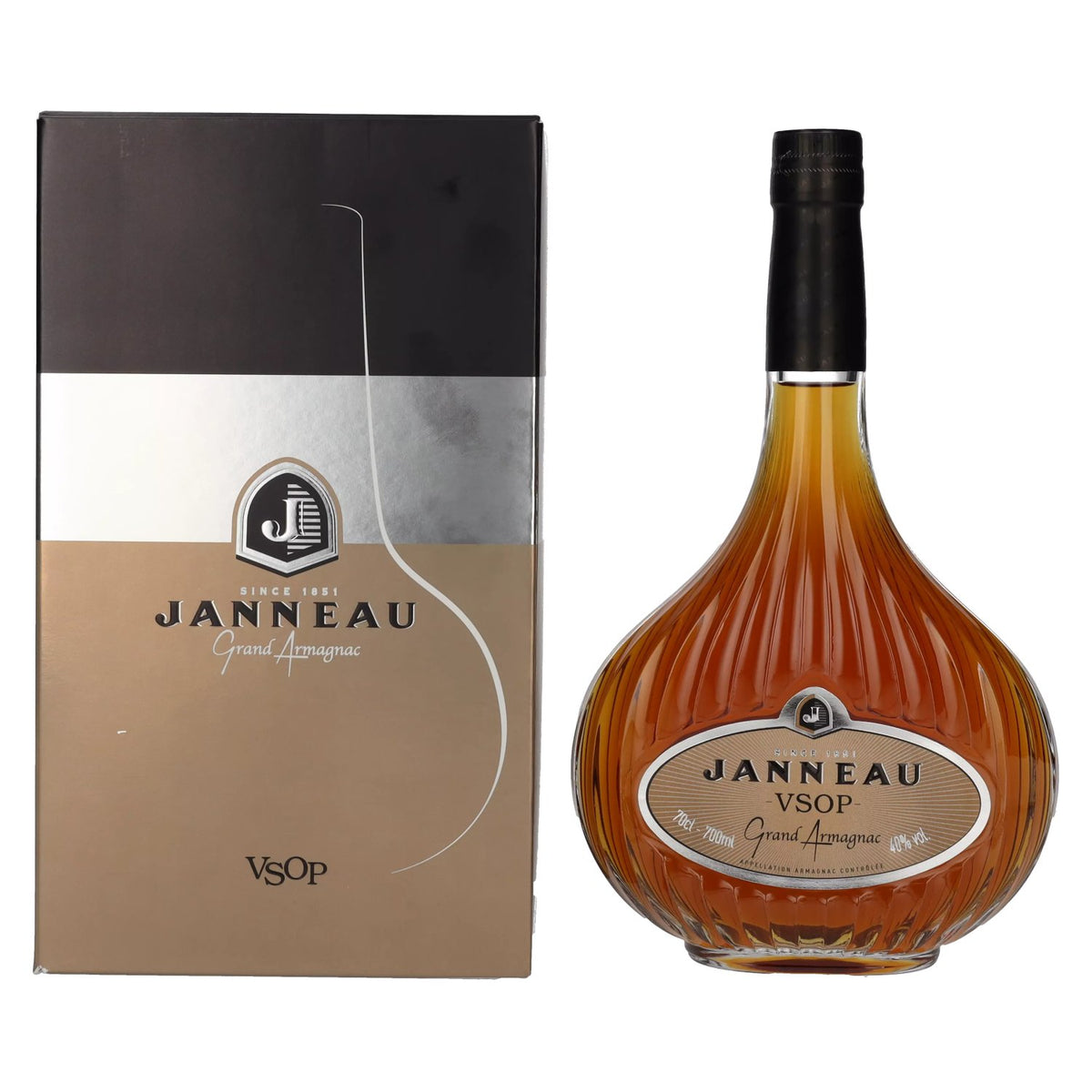 Armagnac Janneau VSOP 40 % vol., 0,7 l, dans un coffret cadeau