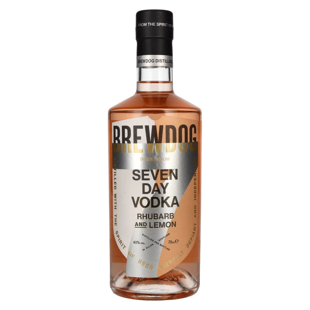 BrewDog SEVEN DAY VODKA Rhubarb and Lemon 40% Vol. 0,7l
