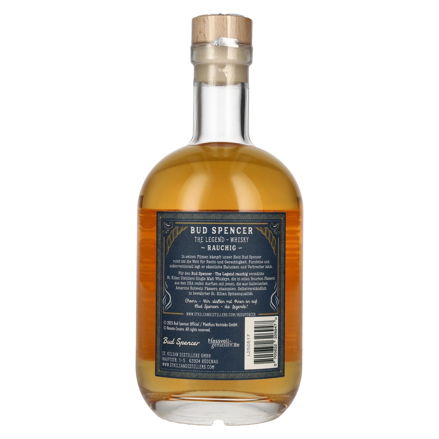 Bud Spencer THE LEGEND Single Malt SMOKY 49% Vol. 0,7l