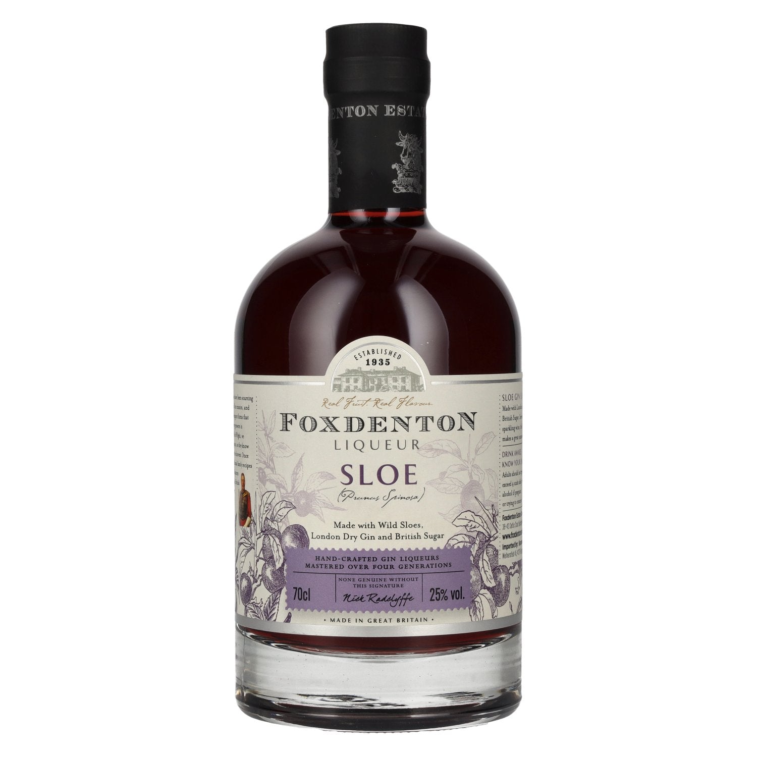 Foxdenton SLOE Gin Likeur 25% Vol. 0,7l