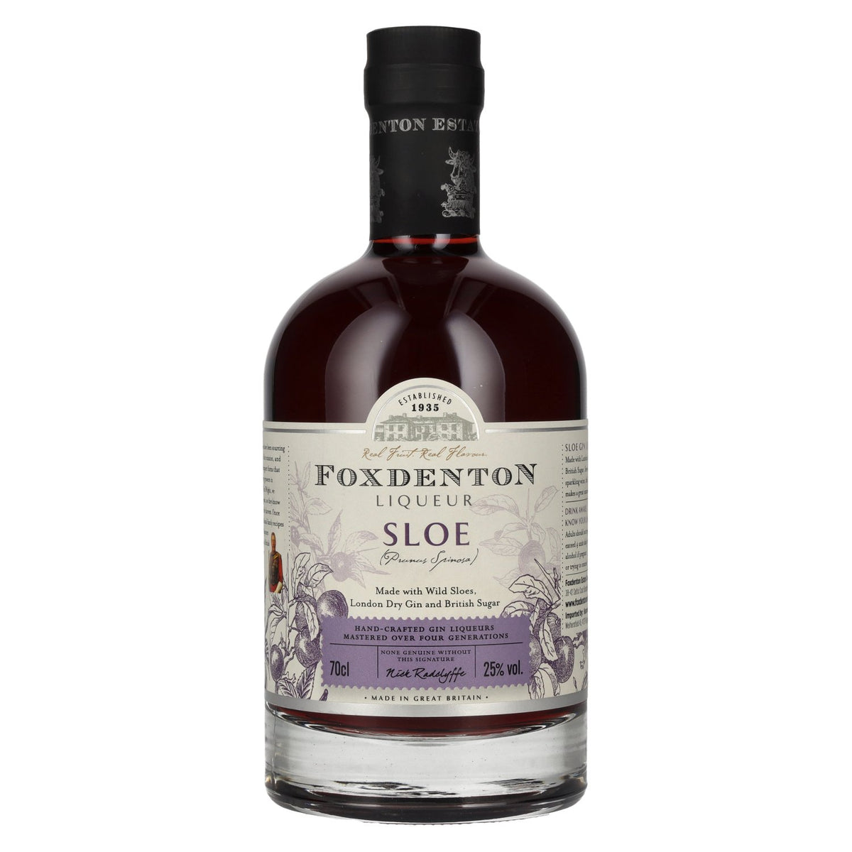 Liqueur de gin Foxdenton SLOE, 25 % vol., 0,7 l