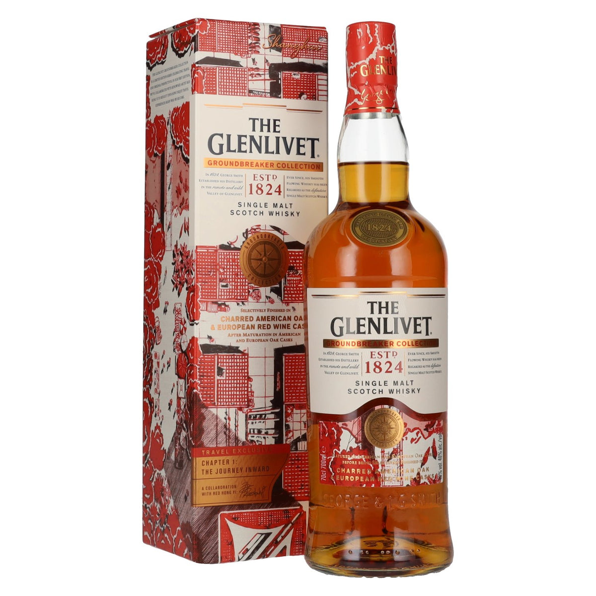 The Glenlivet GROUNDBREAKER COLLECTION Single Malt Whisky 40% Vol. 0,7l in Geschenkbox
