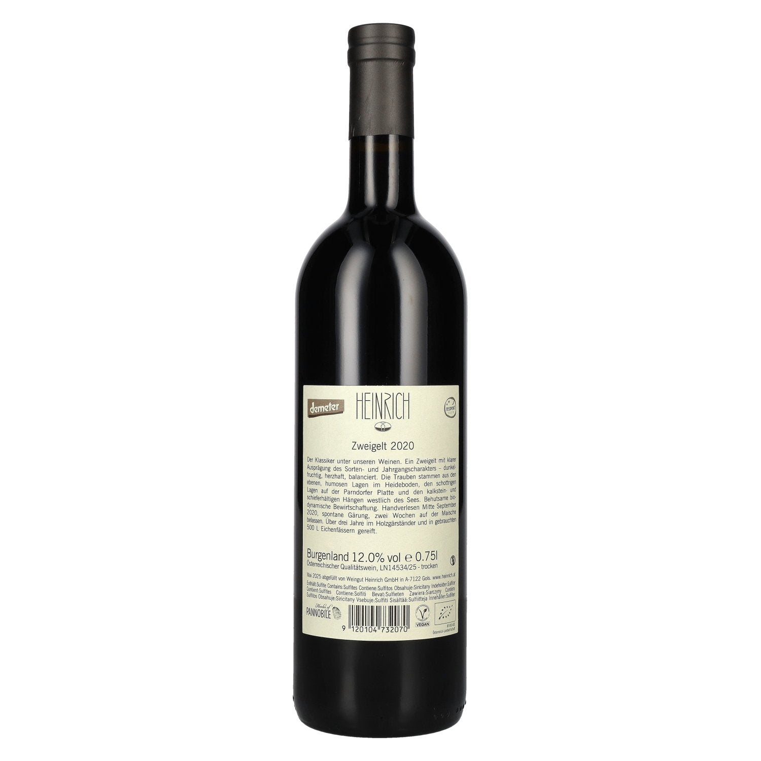 Heinrich Zweigelt 2020 12% Vol. 0,75l