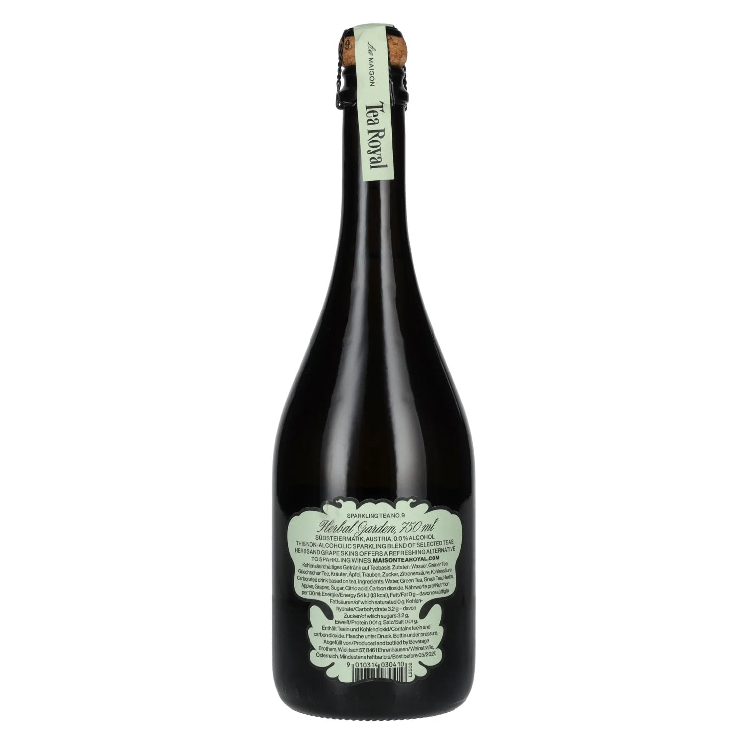 La Maison Tea Royal HERBAL GARDEN Sparkling Tea No. 9 0.0% alcohol 0.75l