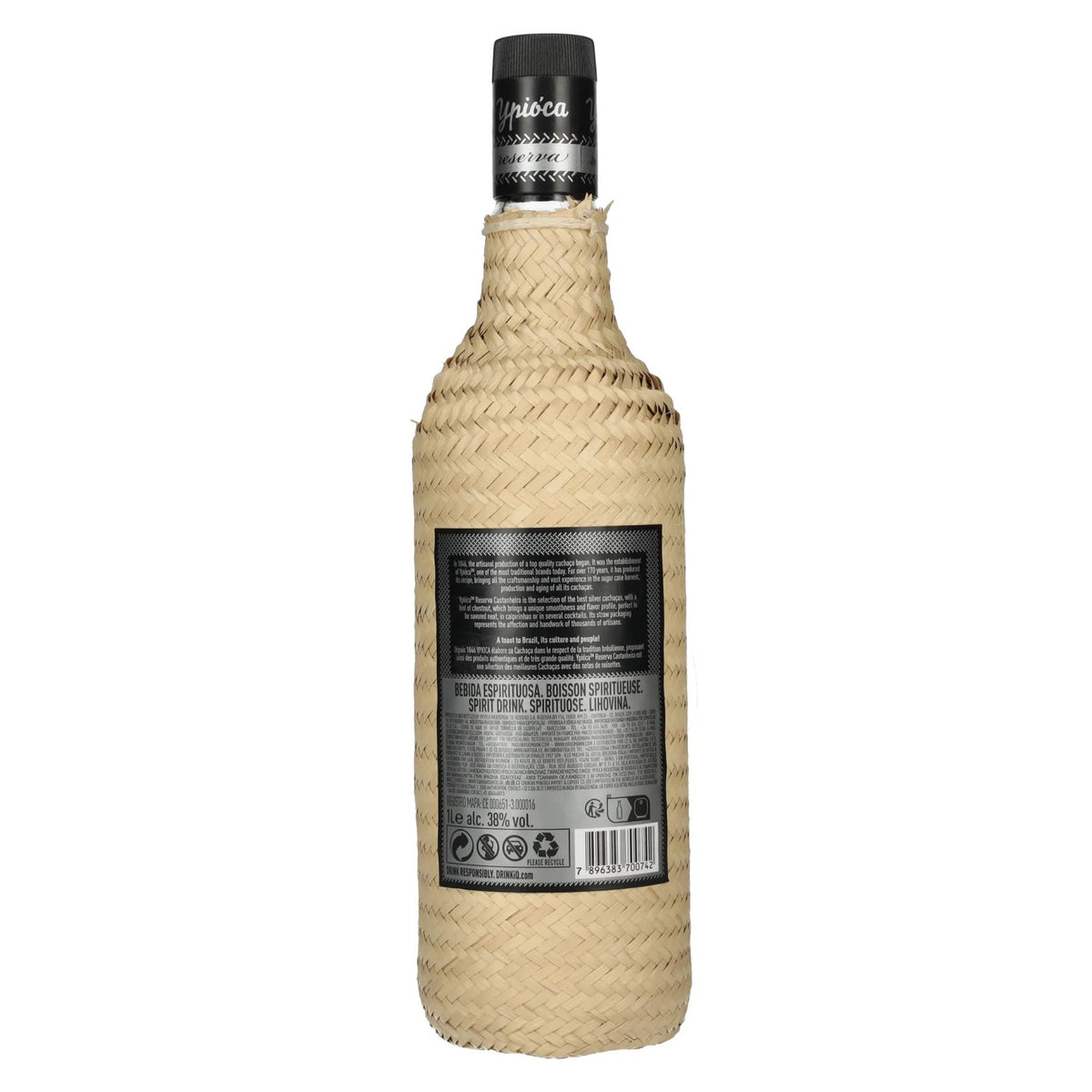 Ypióca Cachaça Castanheira Reserva 38% vol. 1 litre