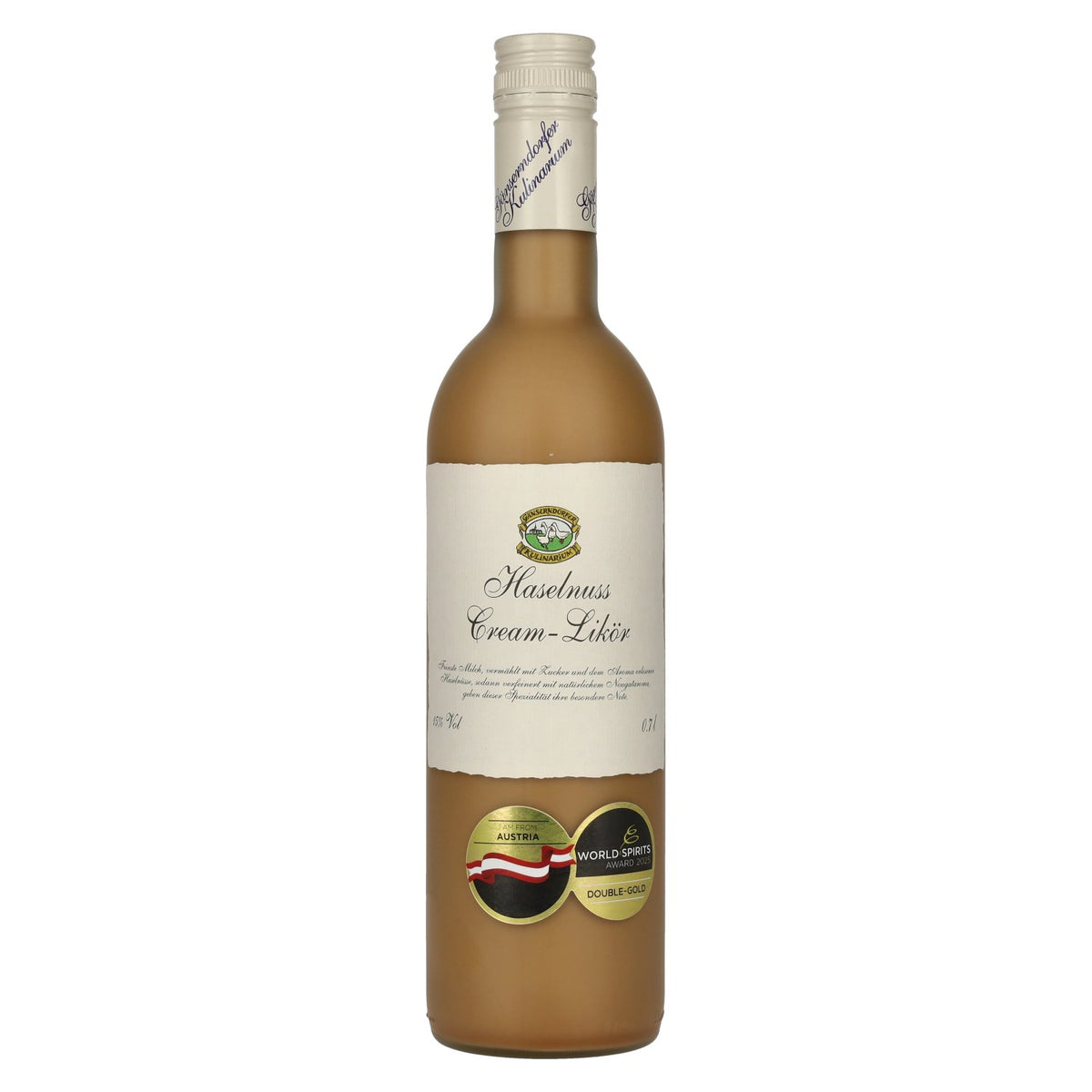 Gänserndorfer Kulinarium Haselnuss Cream-Likör 15% Vol. 0,7l