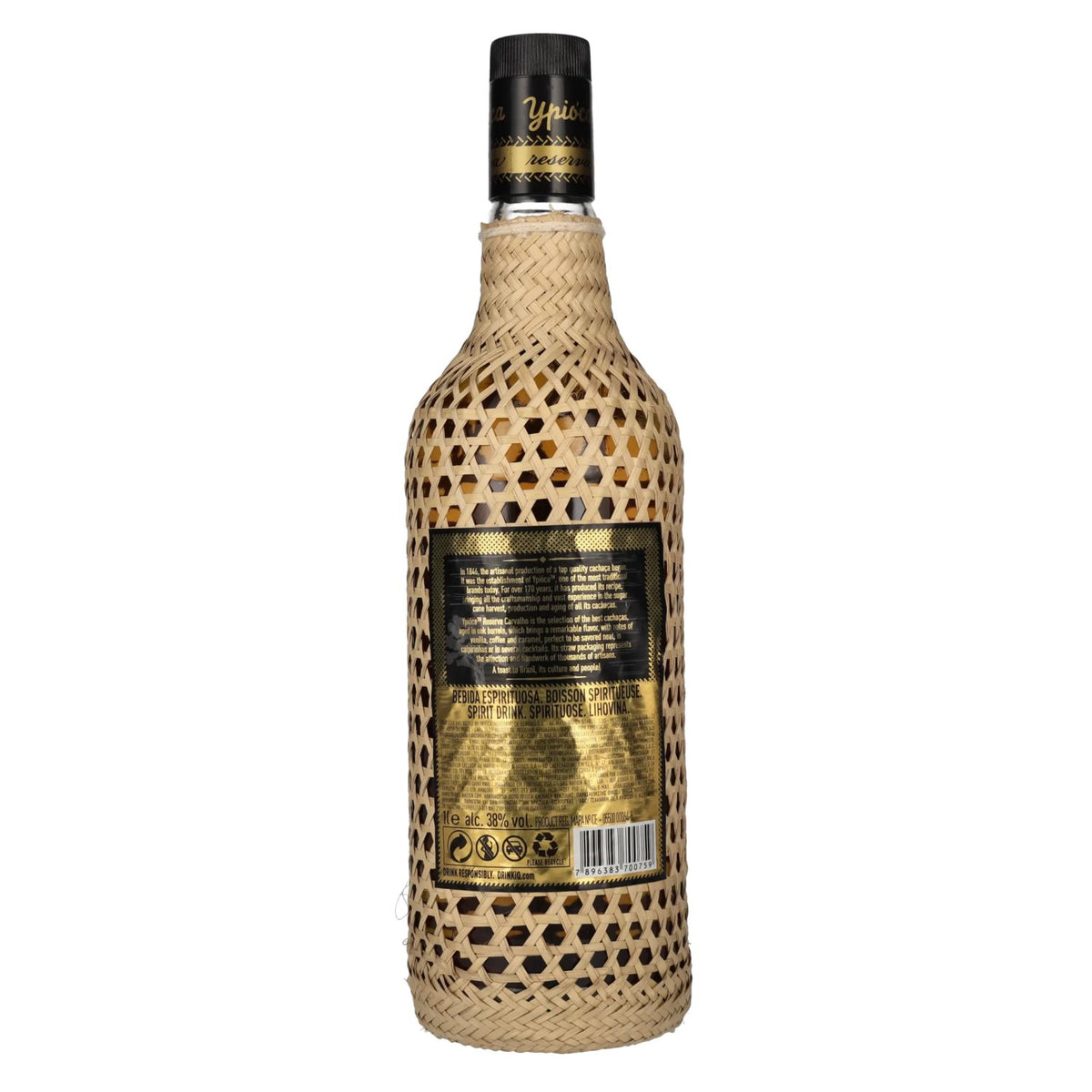 Ypióca Cachaça Envelhecida Reserva Especial OURO 38% vol. 1 litre