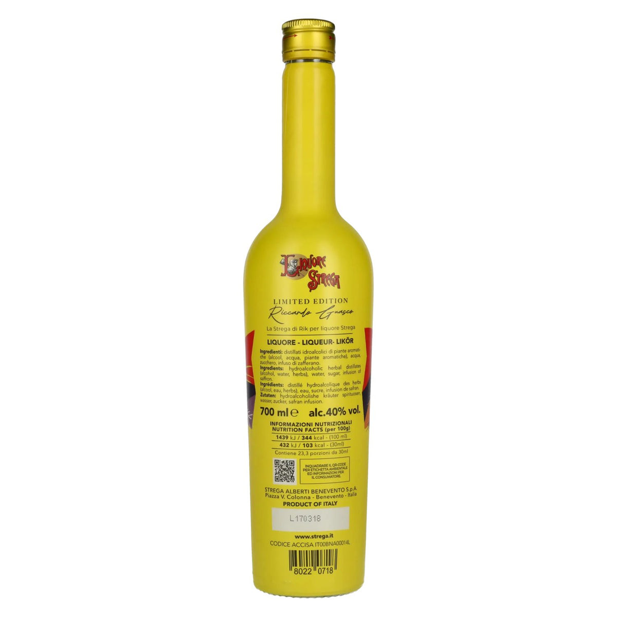 Liquore Strega Original Limited Edition 40% vol. 0,7 l