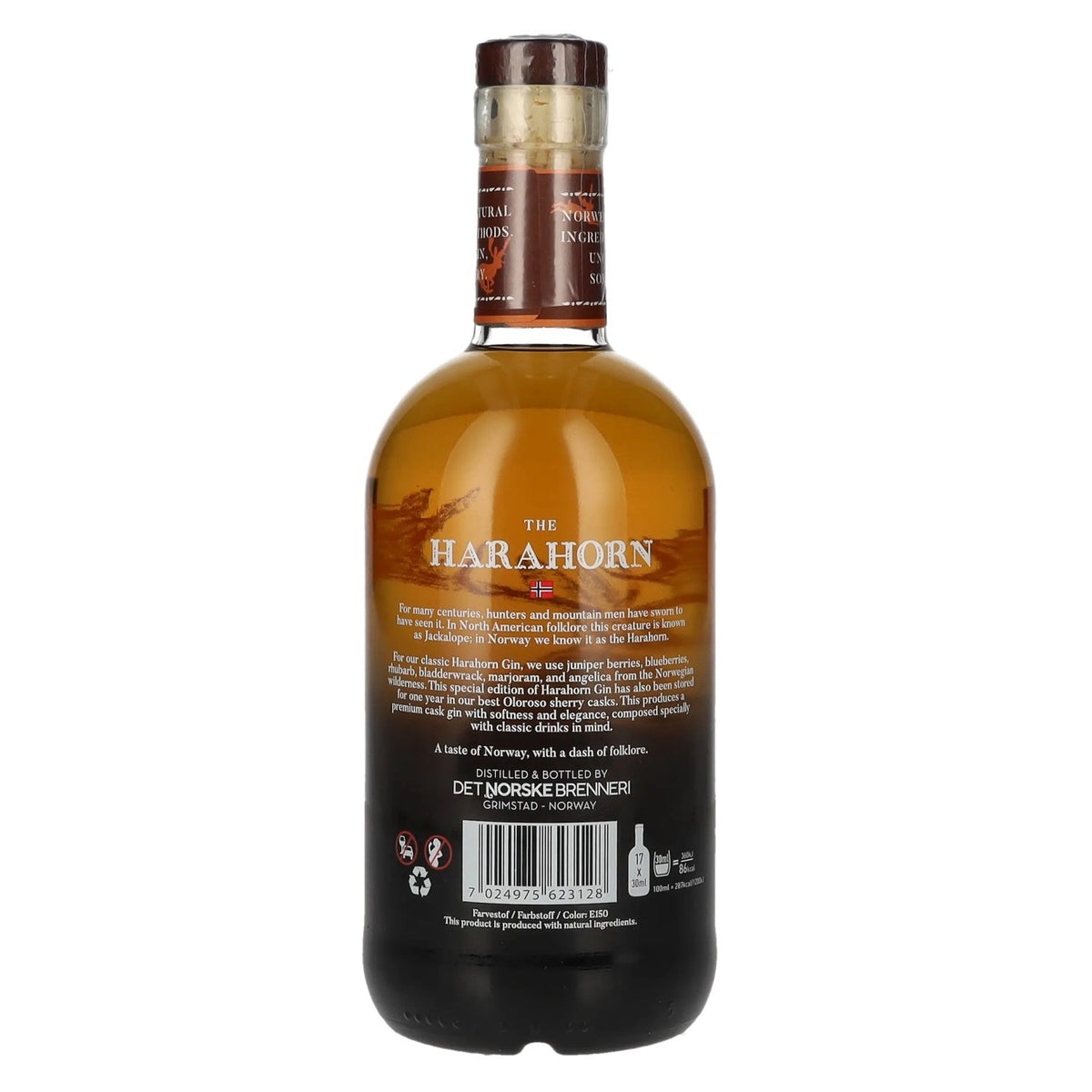 Harahorn Norwegian Cask Aged Gin 41,7% vol. 0,5 l