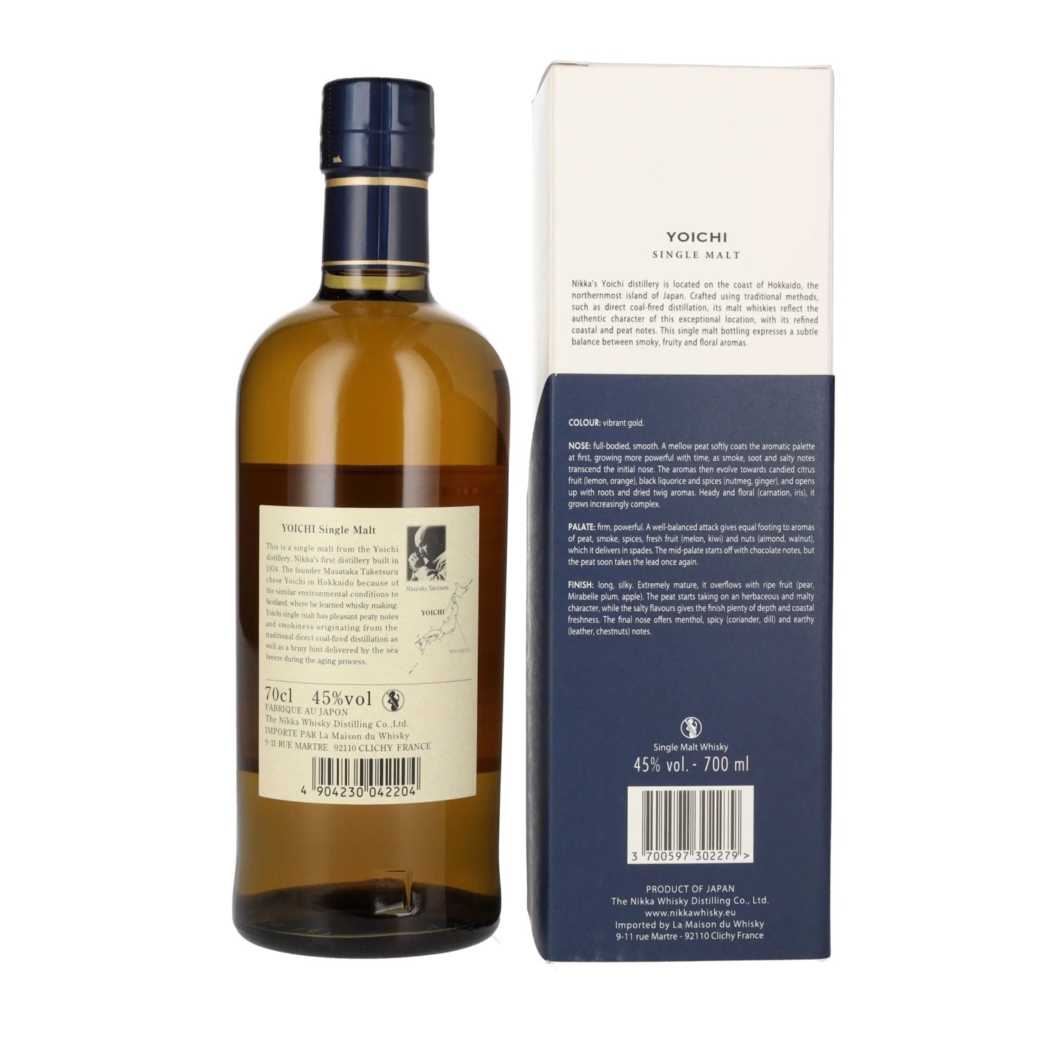 Nikka Yoichi Single Malt Whisky 45% Vol. 0,7l in gift box
