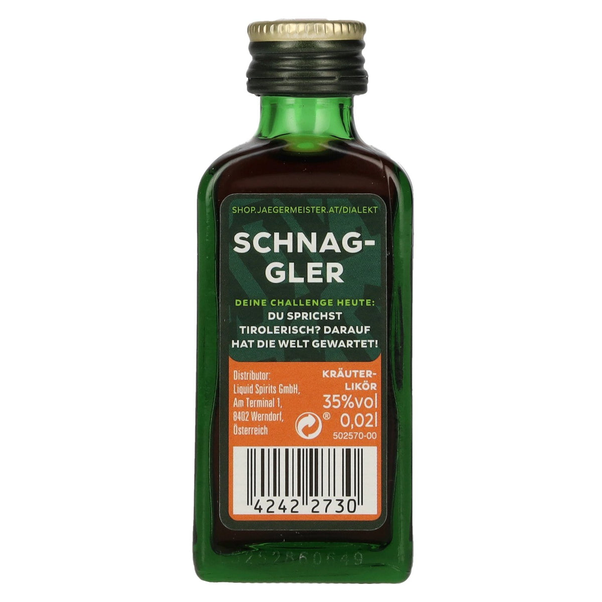 Jägermeister 35% ABV 0.02 l