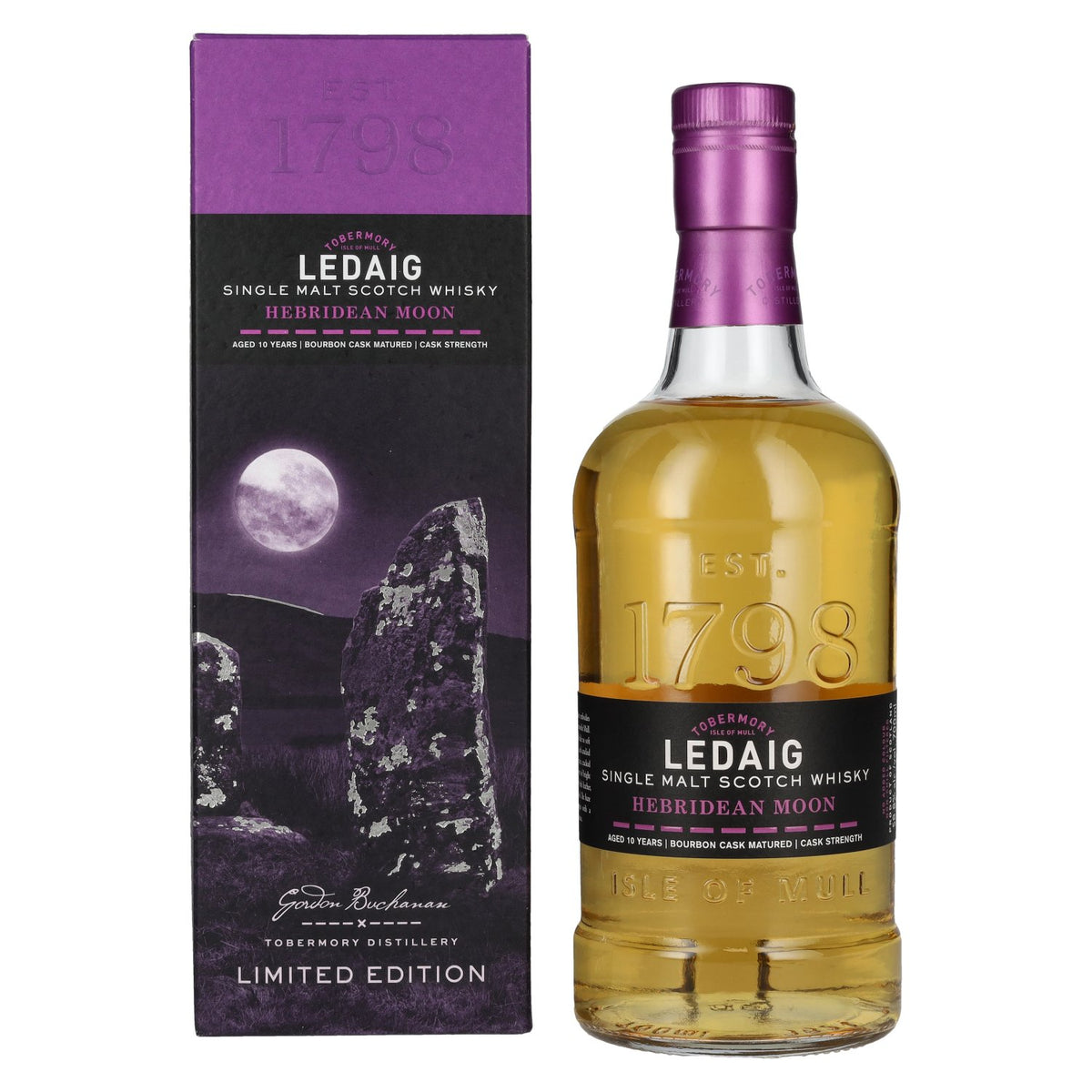 Ledaig 10 Years Old HEBRIDEAN MOON Single Malt Limited Edition 58,8% Vol. 0,7l in Geschenkbox