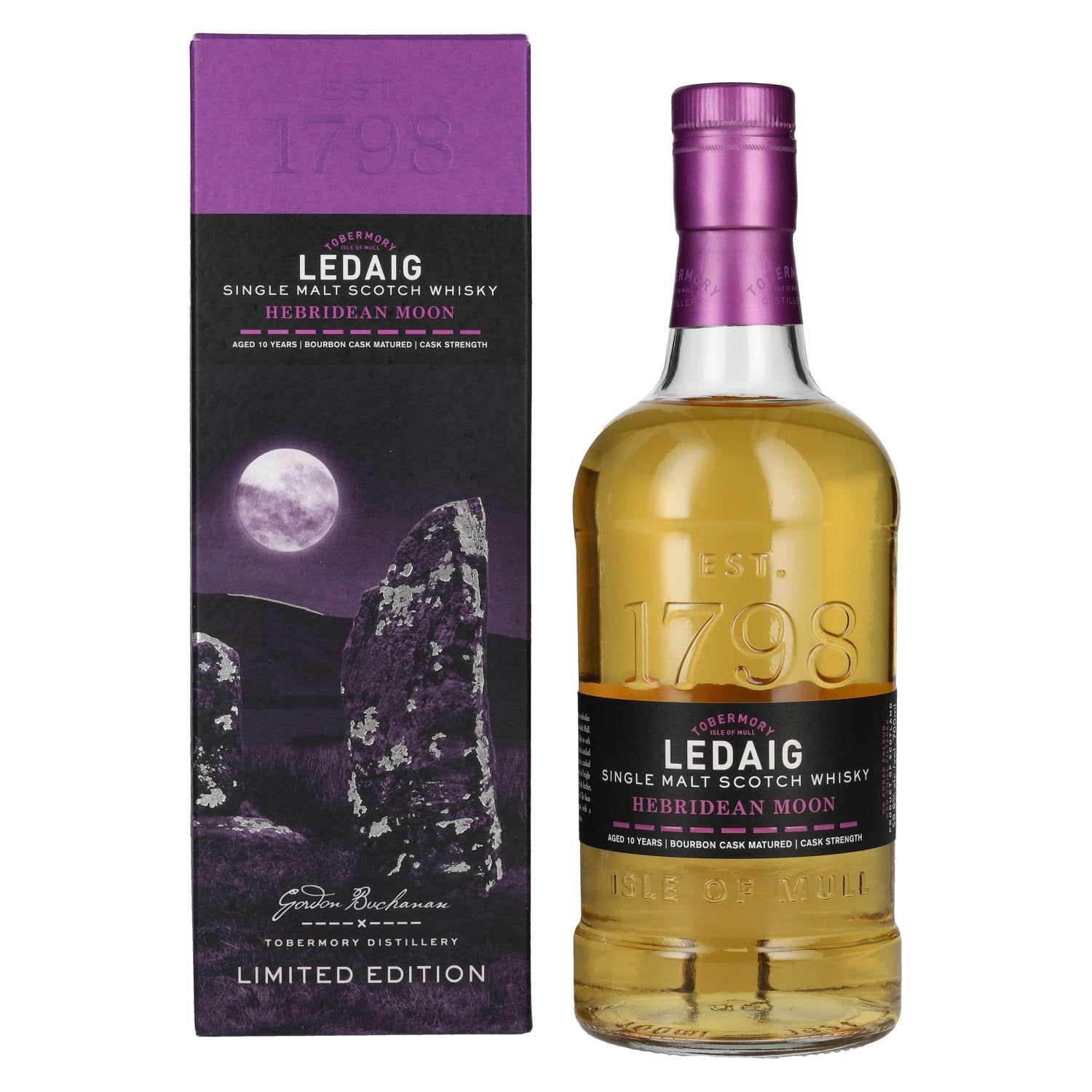 Ledaig 10 Years Old HEBRIDEAN MOON Single Malt Limited Edition 58,8% Vol. 0,7l in gift box