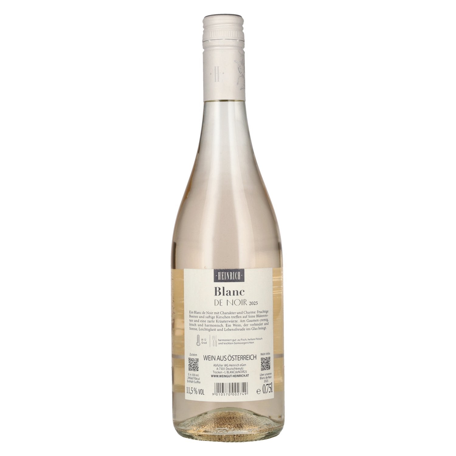Heinrich Blanc de Noir 2025 11,5% Vol. 0,75l