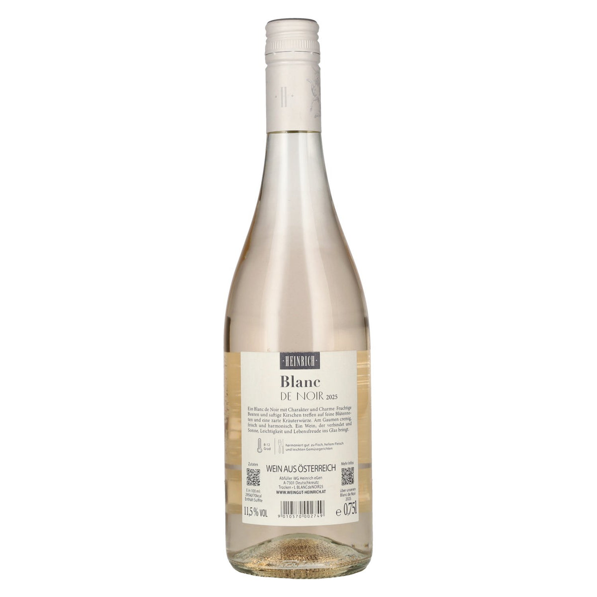 Heinrich Blanc de Noir 2025 11,5% Vol. 0,75l