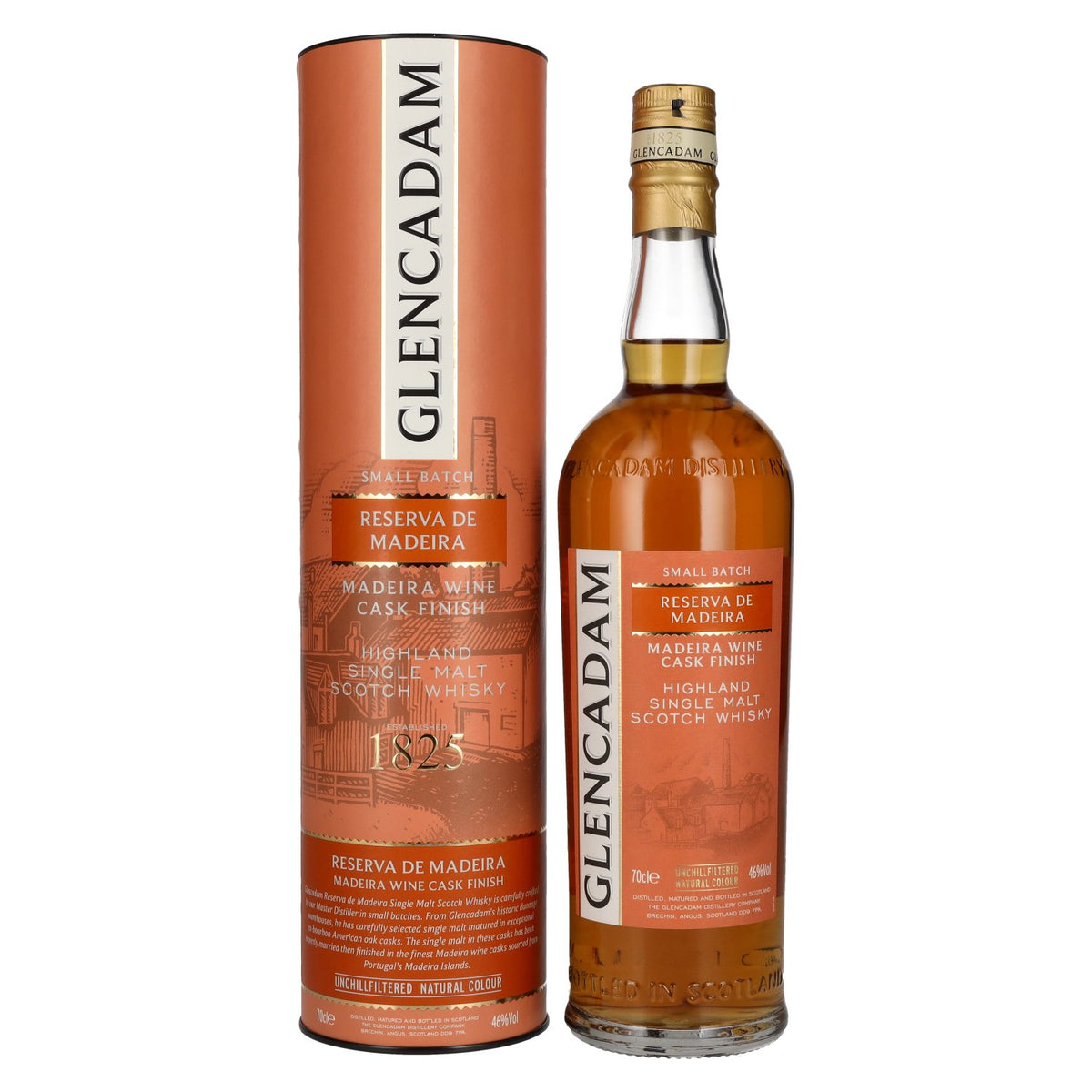 Glencadam RESERVA DE MADEIRA Single Malt MADEIRA CASK FINISH 46% Vol. 0,7l in Geschenkbox