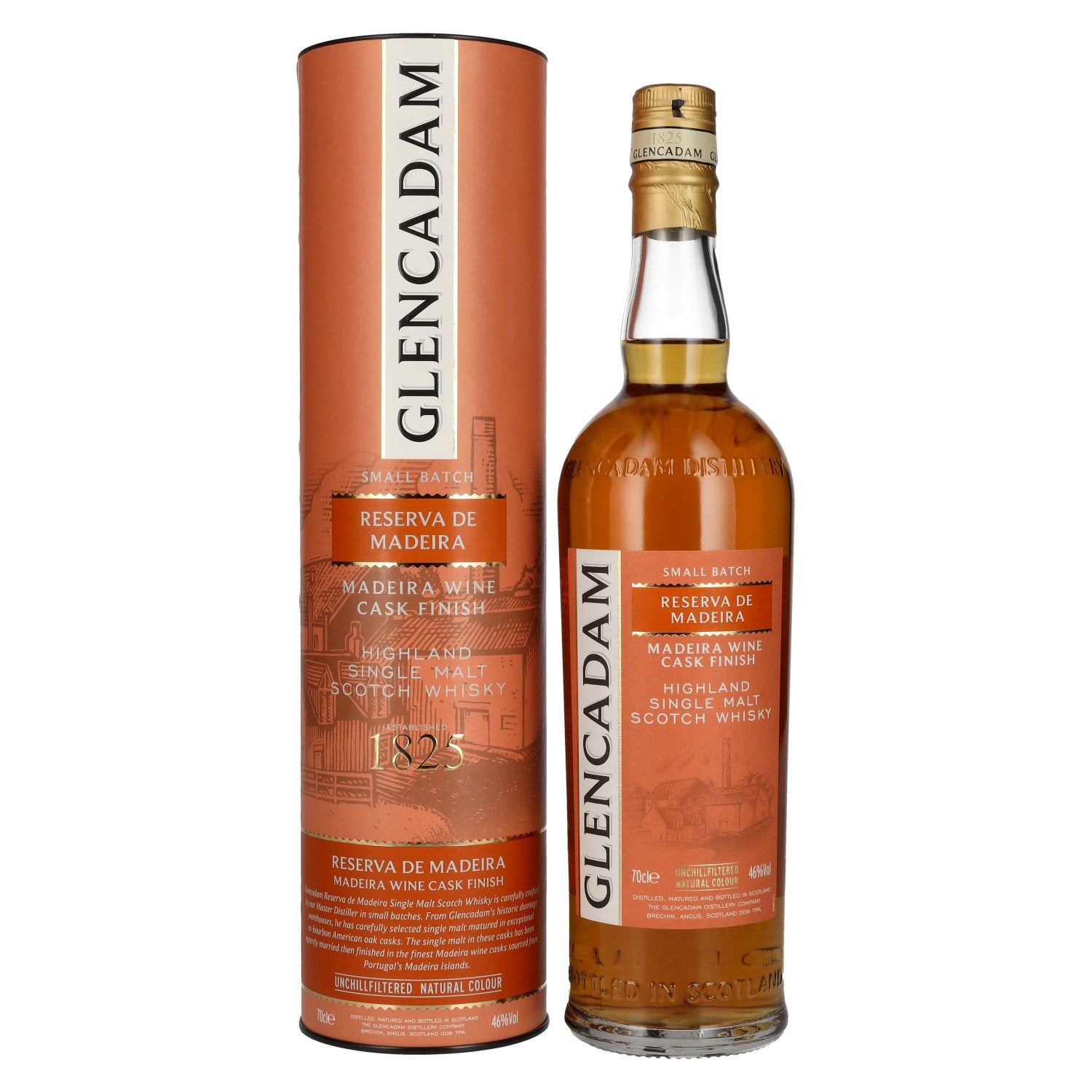 Glencadam RESERVA DE MADEIRA Single Malt MADEIRA CASK FINISH 46% Vol. 0,7l in Geschenkbox