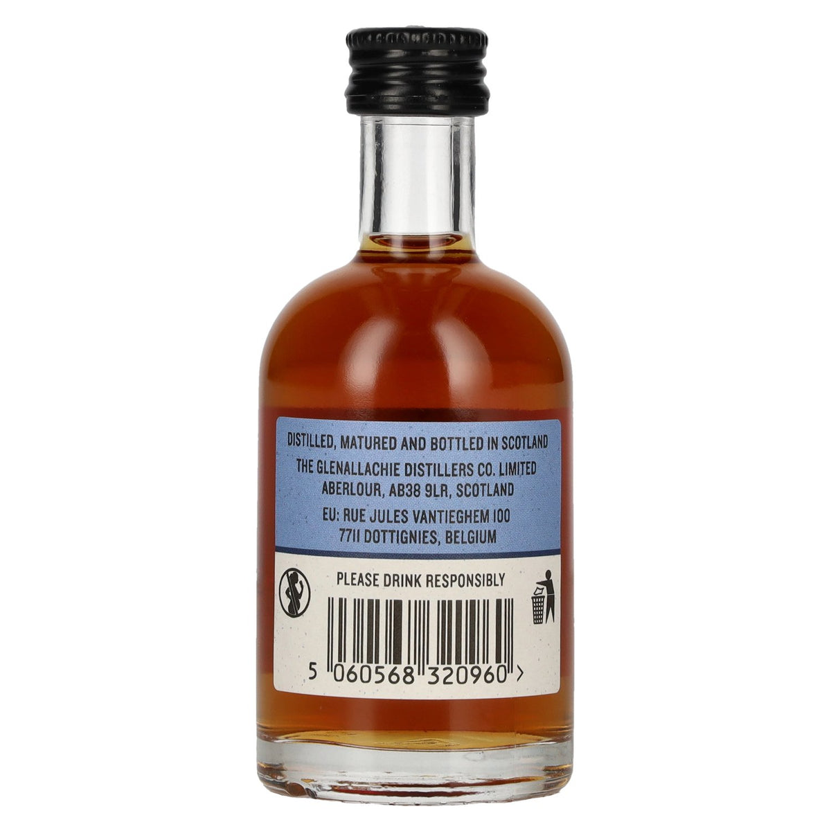 The GlenAllachie 15 Years Old Speyside Single Malt 46% vol. 0,05 l