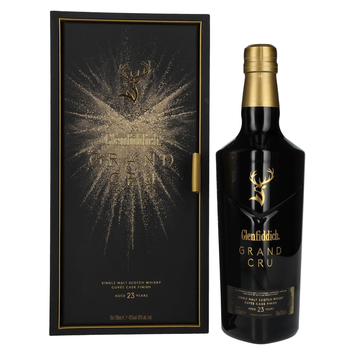 Glenfiddich 23 Years Old GRAND CRU Single Malt Scotch Whisky 43% vol. 0,7 l in geschenkverpakking