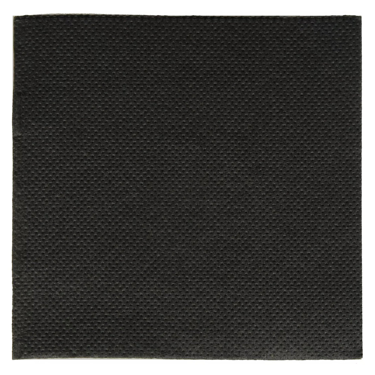 Serviettes cocktail noir 20x20 cm 125 pièces