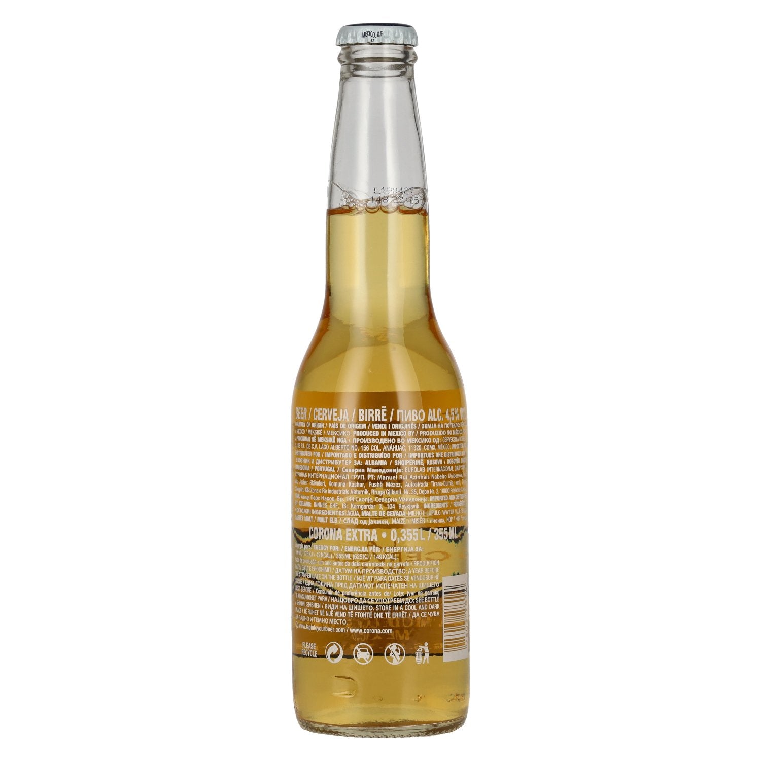 Corona Extra 4,5 % vol. 4 x 6 x 0,355 l
