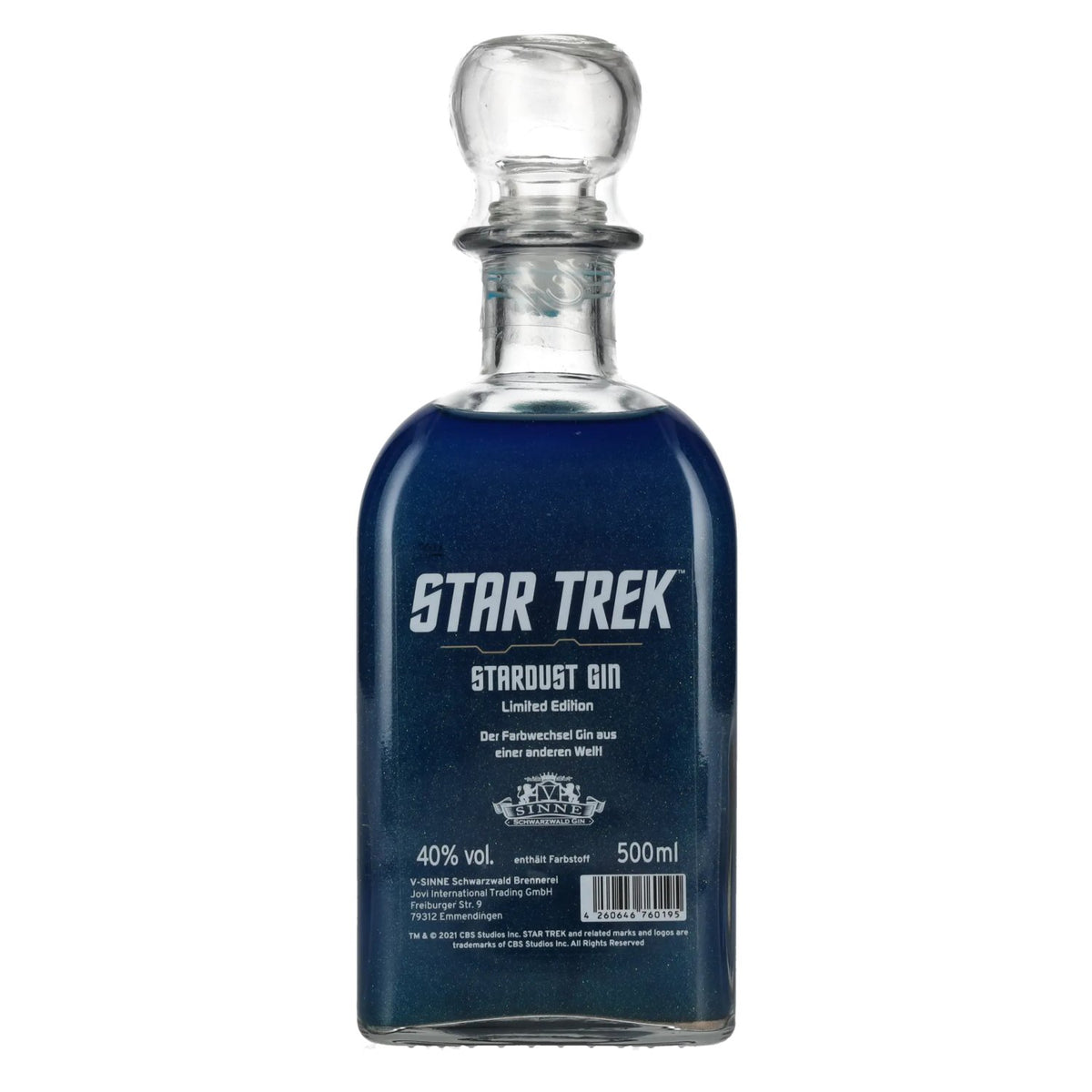 V-Sinne Zwarte Woud STAR TREK Stardust Gin 40% vol. 0,5 l