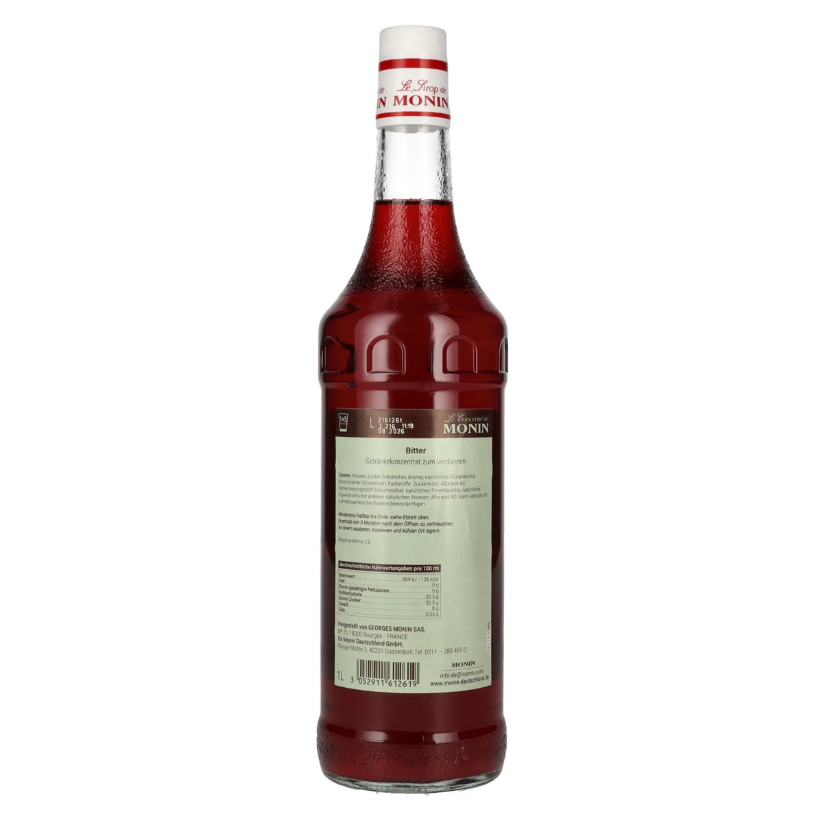 Monin BITTER Syrup 1 litre