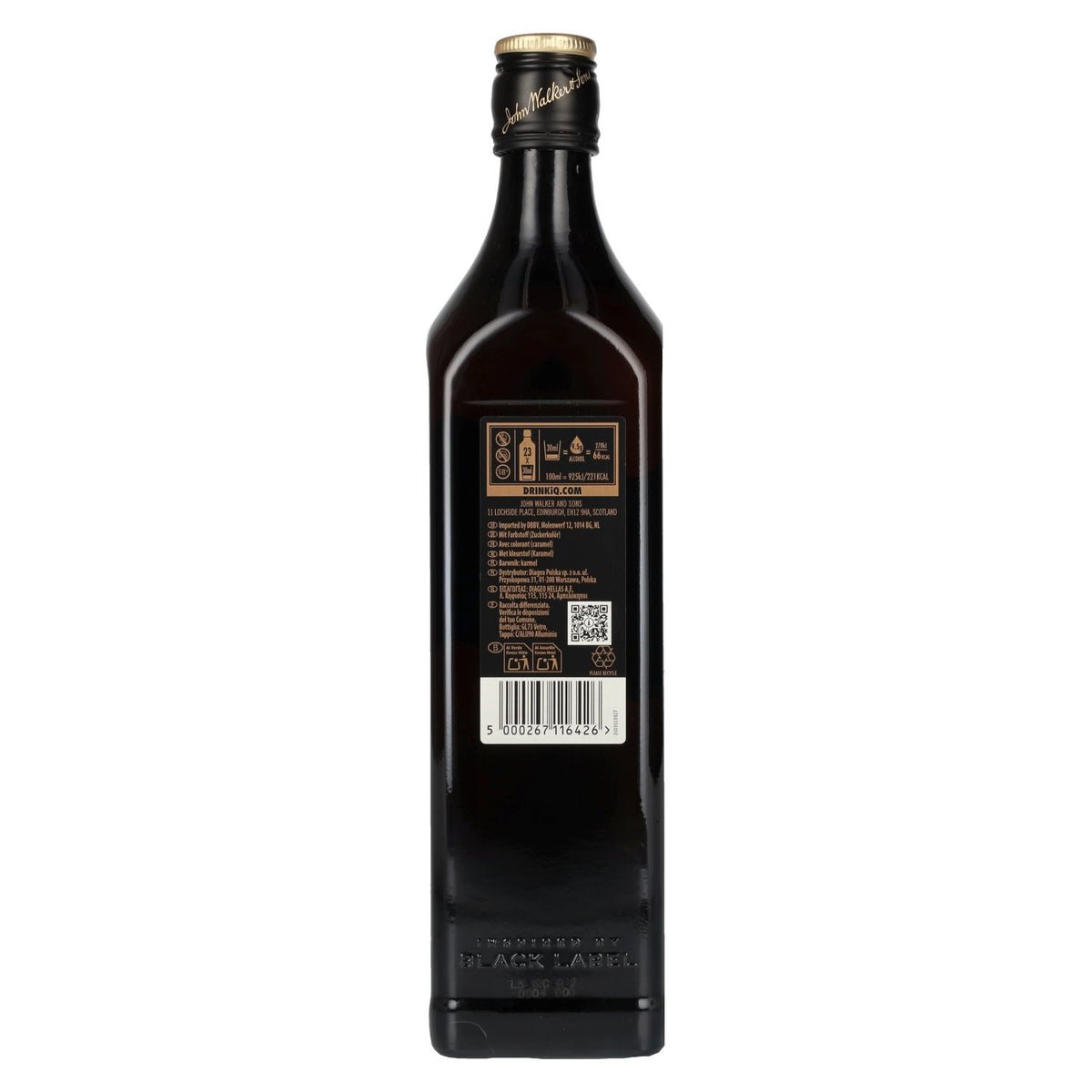 Johnnie Walker DOUBLE BLACK, whisky écossais de mélange, 40 % vol., 0,7 l