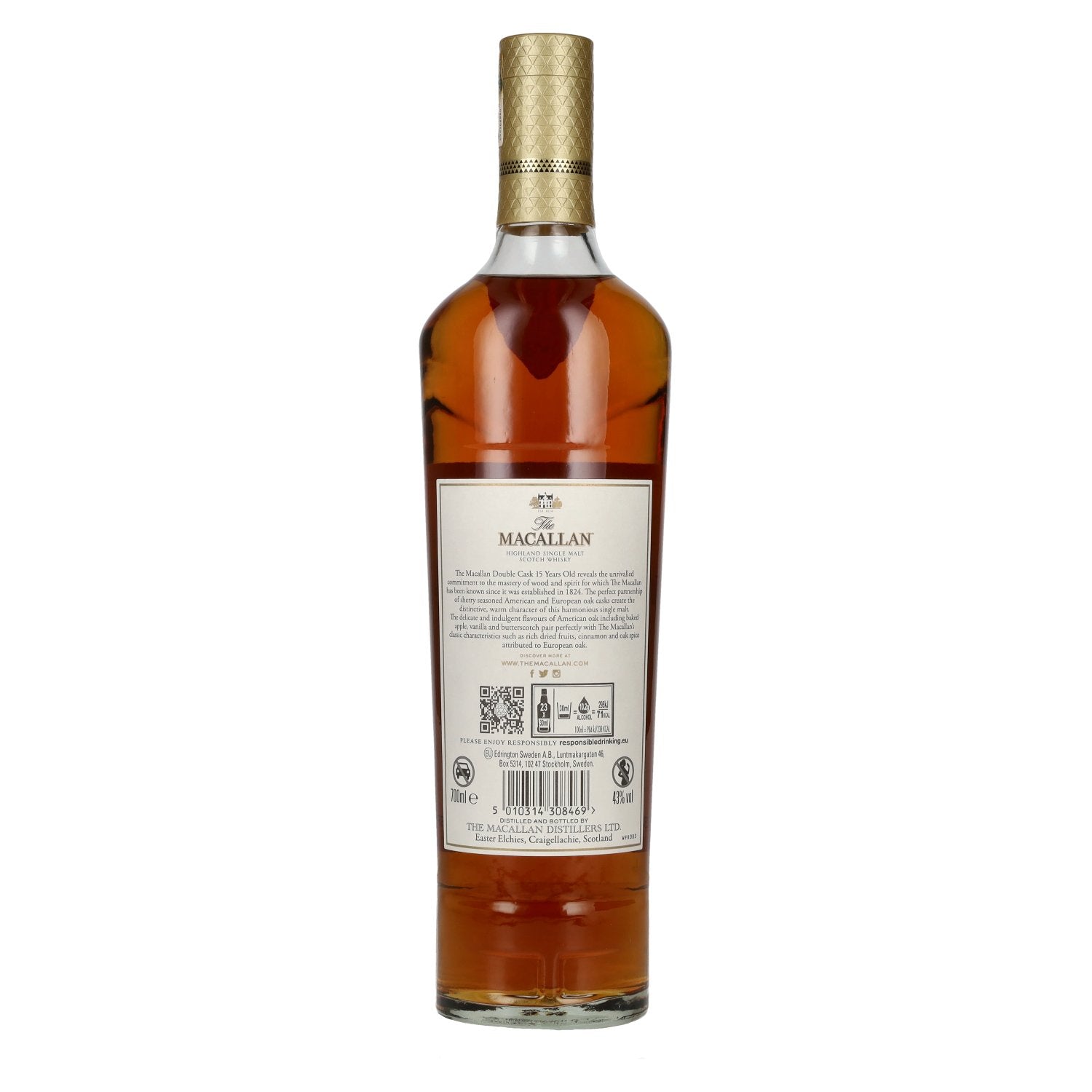The Macallan 15 Years Old DOUBLE CASK 43% Vol. 0,7l