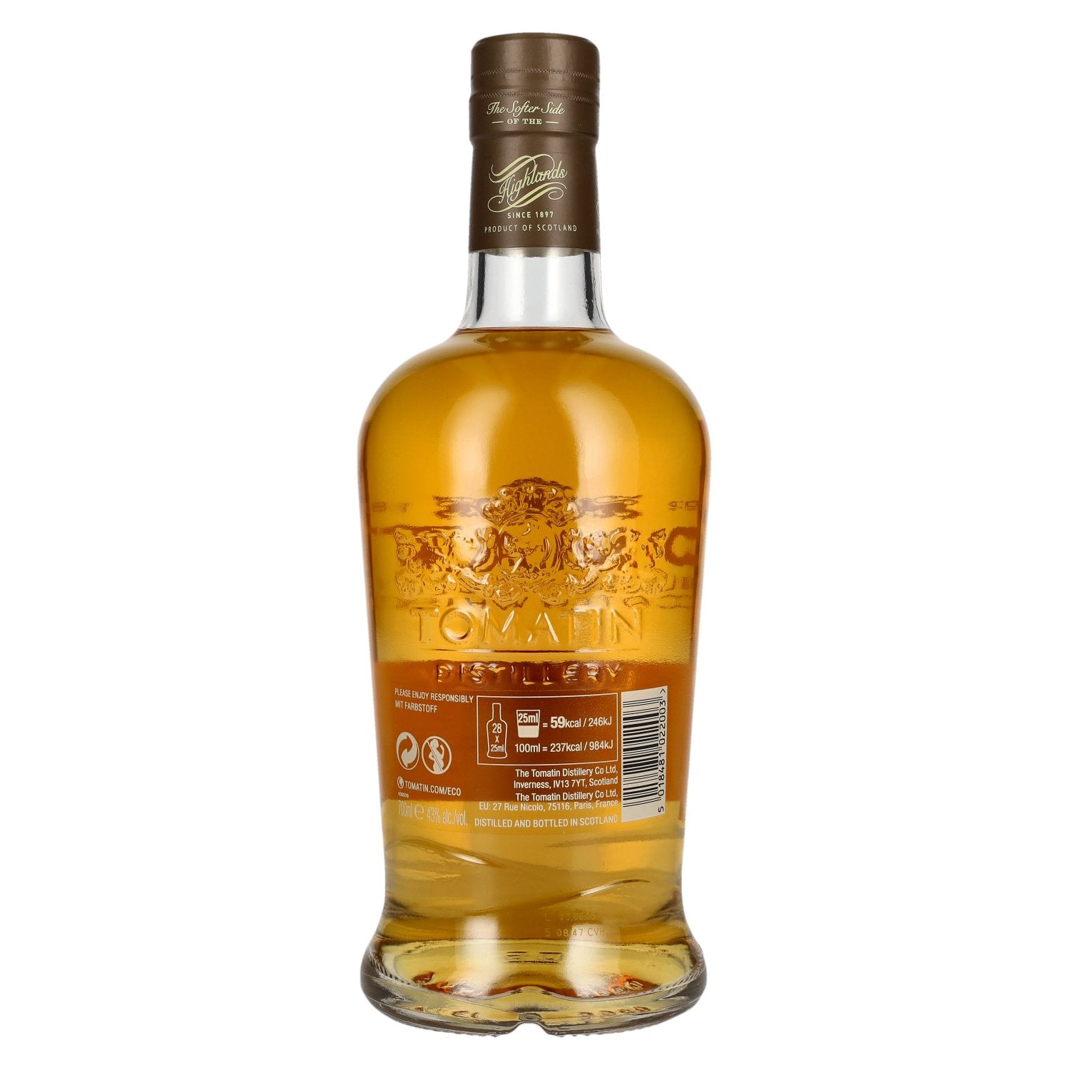 Tomatin Legacy Highland Single Malt Scotch Whisky 43% ABV 0.7l