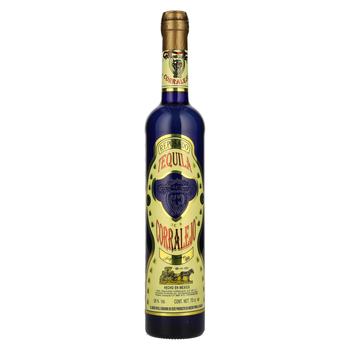 Corralejo Tequila REPOSADO 100 % d'agave, 38 % vol., 0,7 l