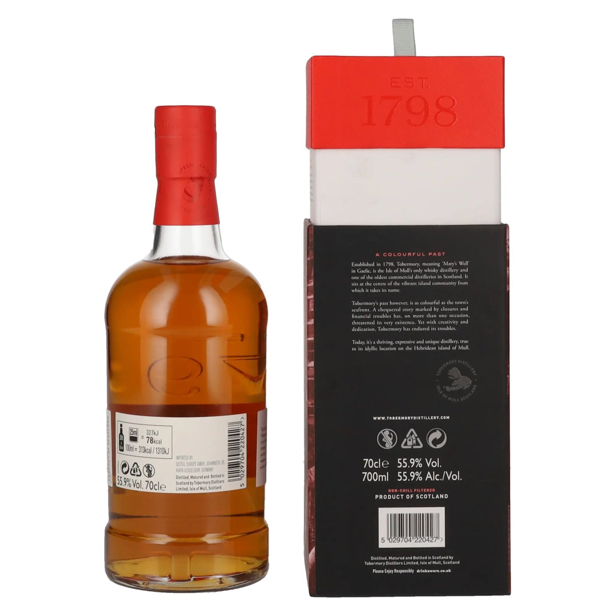 Tobermory 17 Years Old OLOROSO CASK MATURED Limited Edition 2004 55,9% Vol. 0,7l in Geschenkbox