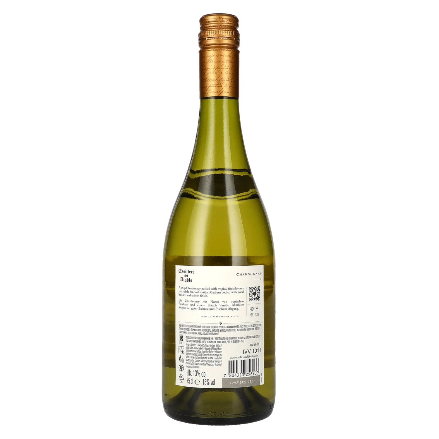 Concha y Toro Casillero del Diablo CHARDONNAY Reserva 2021 13% Vol. 0,75l