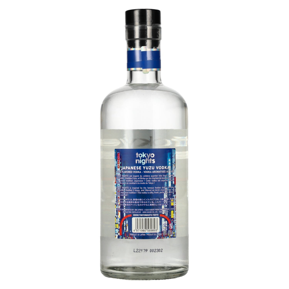 Tokyo Nights Vodka japonaise 40 % vol. 0,7 l