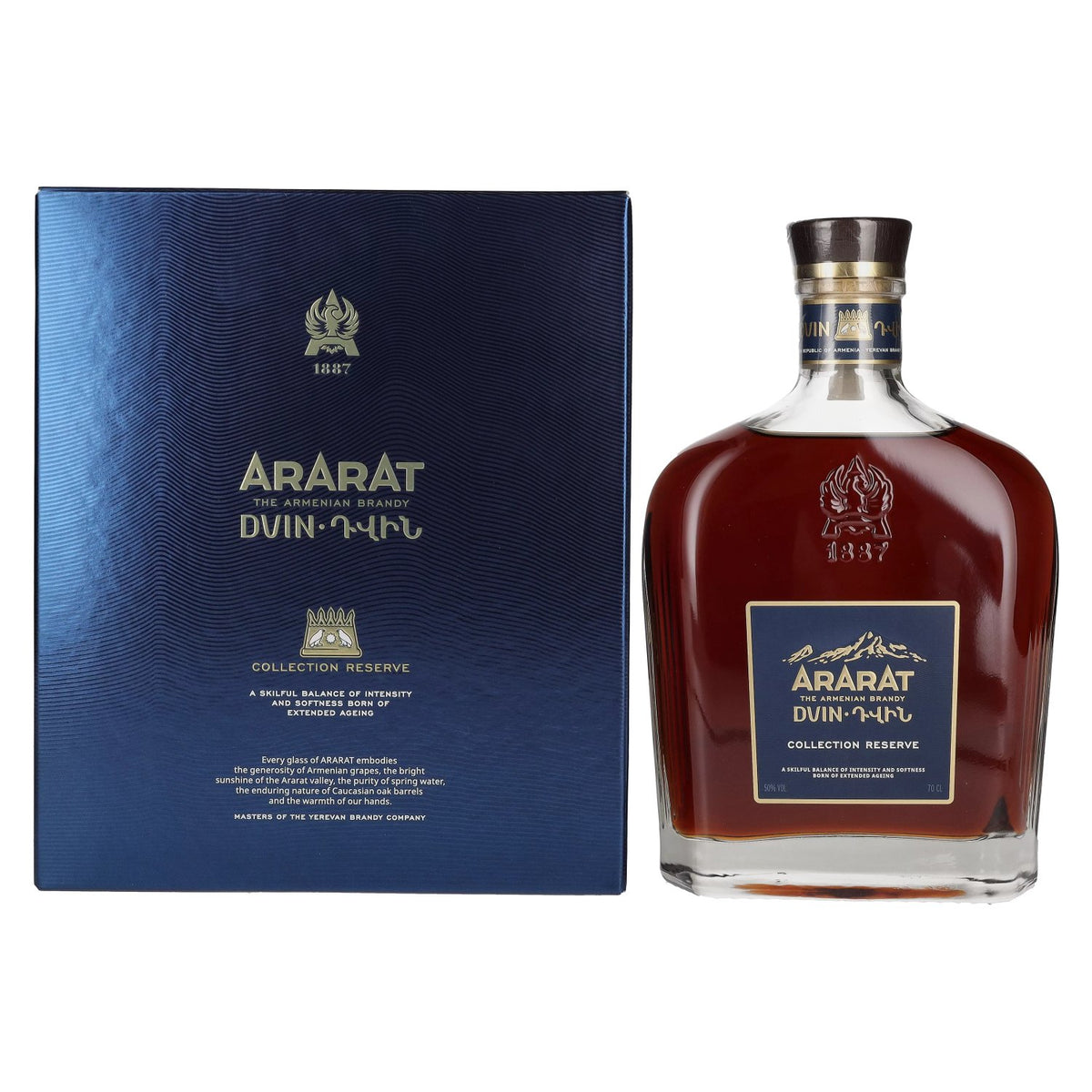 Ararat Dvin Collection Reserve 50% Vol. 0,7l in geschenkverpakking