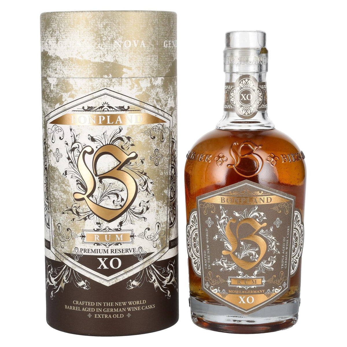 Bonpland Rum XO Premium Reserve 40% vol. 0,5l en boîte cadeau